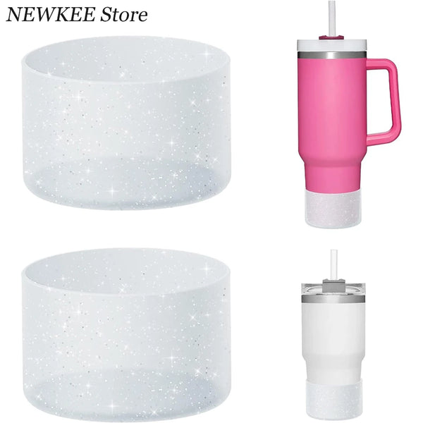 1PCS Silicone Cup Protective Sleeve Cushion For Stanley Quencher Adventure 40oz Tumbler with Handle & Stanley IceFlow 20oz 30oz