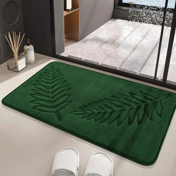 1pc Anti-slip Bath Rug Soft Non-Slip Quick Dry Bath Mat Absorbent floor mat bathroom mat Machine Washable Shower Carpet For Home